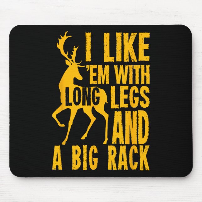 Funny Deer Hunting Quote Gift For Hunters  Mouse Pad (Front)