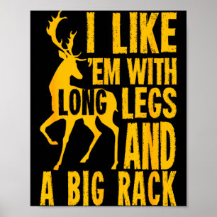 Funny Deer Hunting Quote Gift For Hunters Poster