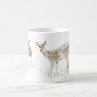 Funny Deer Illustration Coffee Mug