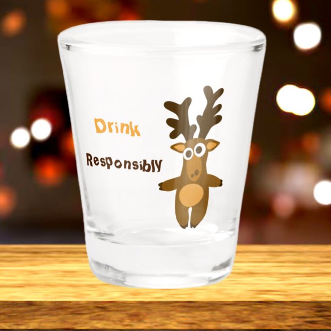 Funny deer shot glass (Creator Uploaded)