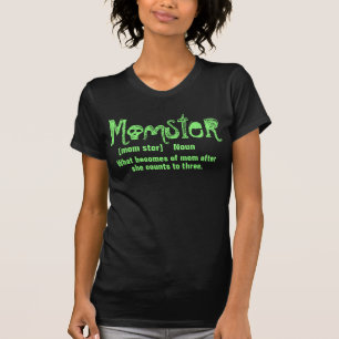 Funny Def Momster Dictionary Meaning Halloween T-Shirt