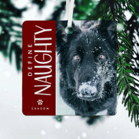 Funny Define Naughty Pet Photo Keepsake Gift