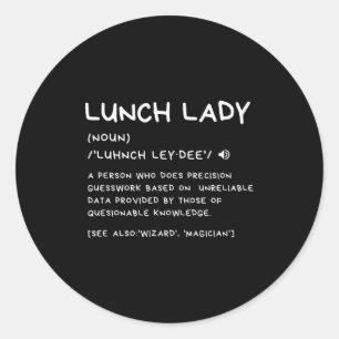 Funny Definition Cute Meaning For Family Friends L Classic Round Sticker