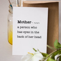 Funny Definition Mother's Day