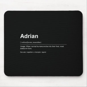Funny Definition Quote For The Name Adrian _  Mouse Pad