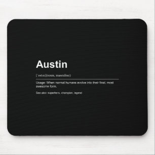 Funny Definition Quote For The Name Austin _ Mouse Pad