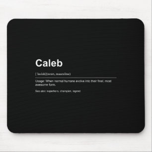 Funny Definition Quote For The Name Caleb _ Mouse Pad