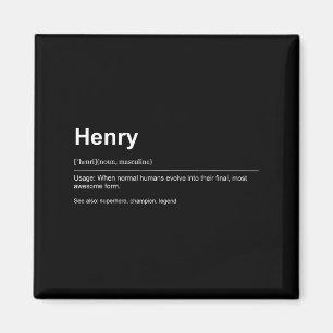 Funny Definition Quote For The Name Henry _  Magnet