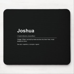 Funny Definition Quote For The Name Joshua _ Mouse Pad