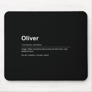 Funny Definition Quote For The Name Oliver _ Mouse Pad