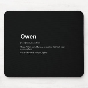 Funny Definition Quote For The Name Owen _ Mouse Pad