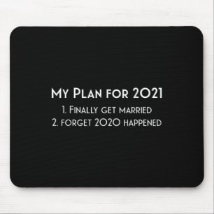 Funny Delayed Wedding Gift For Bride_groom, 2020 W Mouse Pad