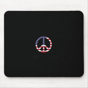 Funny democrat "don't blame me, i voted democrat" mouse pad