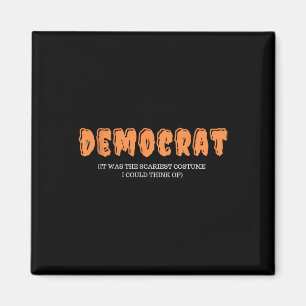 Funny Democrat Republican Halloween Costume Magnet