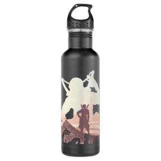 Funny Demon Anime Slayer Outfits Tengen Silhouett 710 Ml Water Bottle