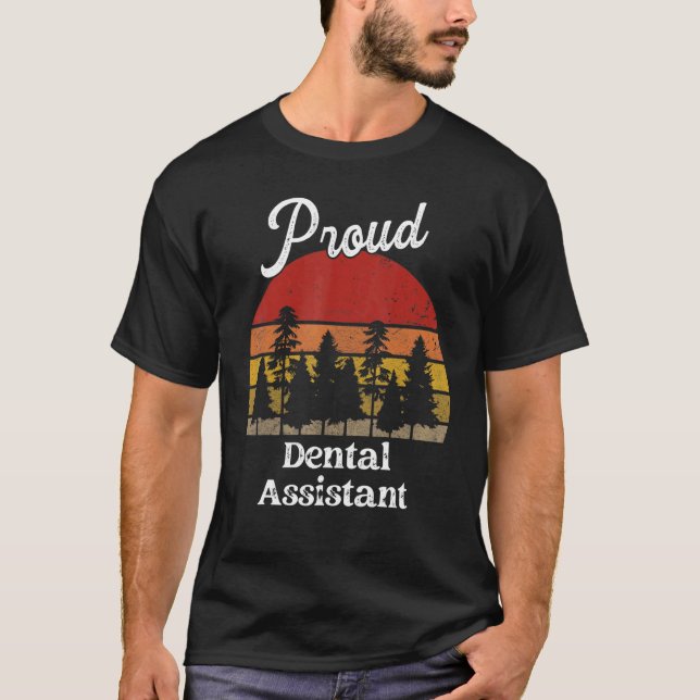 Funny Dental Assistant Shirts Job Title Profession (Front)