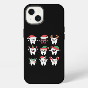 Funny Dental Christmas Teeth Cute Xmas Dentist  iPhone 13 Case
