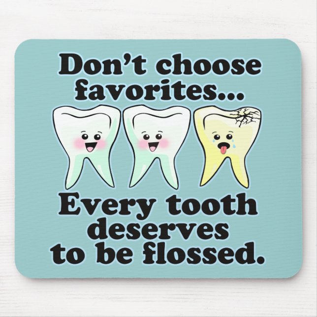Funny Dental Humour Mouse Pad (Front)