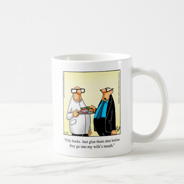 Funny Dental Humour Mug Gift (Right)