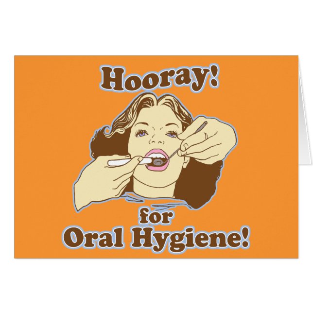 Funny Dental Hygienist (Front Horizontal)