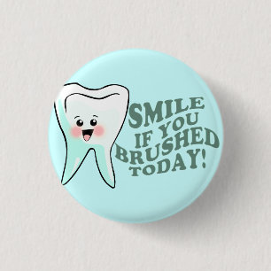 Funny Dental Hygienist 3 Cm Round Badge