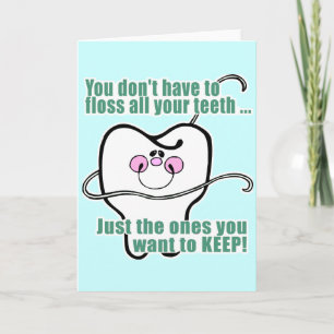 Funny Dental Hygienist Card