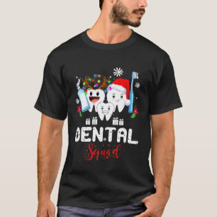 Funny Dental Squad Dentist Christmas T-Shirt