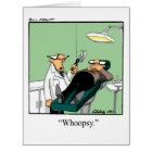 Funny Dentist Cartoon Postcard