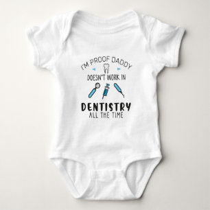 Funny Dentist Dad - Dental Baby - Orthodontist Bodysuit
