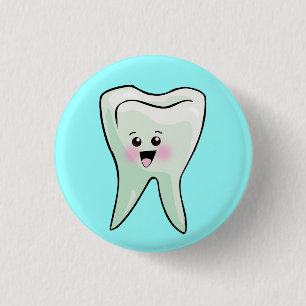 Funny Dentist Dental Health 3 Cm Round Badge