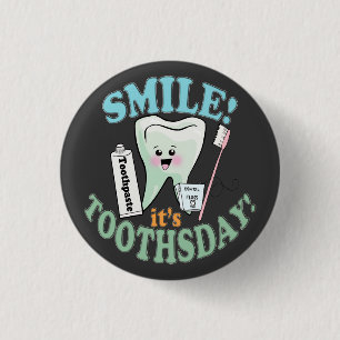 Funny Dentist Dental Hygienist 3 Cm Round Badge
