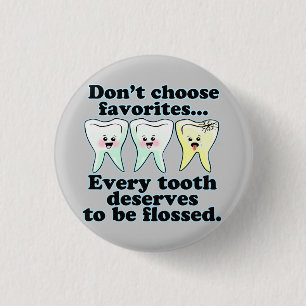Funny Dentist Dental Hygienist 3 Cm Round Badge