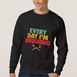 Funny Dentist Dental Retro Colours Graphic Gift Sweatshirt