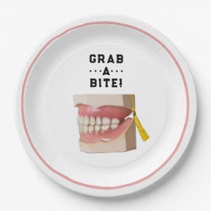 Funny Dentist Dental School Paper Plate