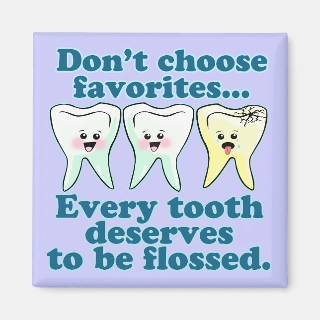Funny Dentist Magnet (Front)