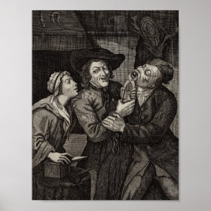 Funny Dentist Office Antique Dentistry Poster