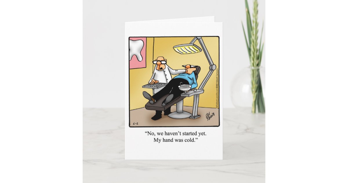 Funny Dentist Retirement Humour Card