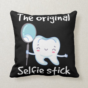 Funny Dentist Tooth Humor Dental Assistant Cushion