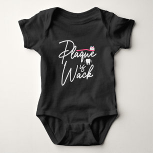 Funny Dentistry Plaque Dental Assistant Baby Bodysuit