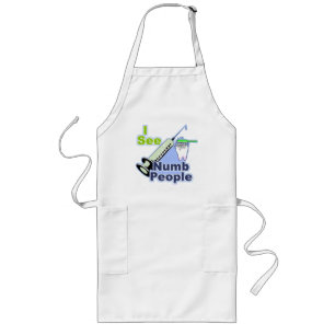 Funny Dentists and Hygienists Long Apron