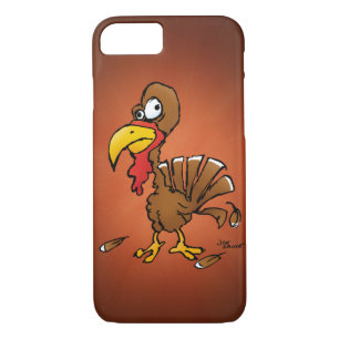 Funny Derp Turkey Cartoon iPhone 8/7 Case