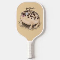 Funny desert rain frog cartoon illustration