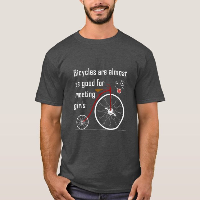 Funny design, for bike lovers T-Shirt (Front)