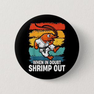 Funny Design for Men Women Brazilian Jiu Jitsu BJJ 6 Cm Round Badge