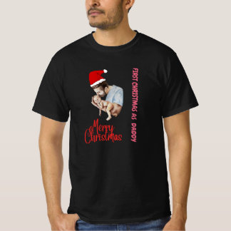 Funny design my first Merry Christmas as Daddy T-Shirt