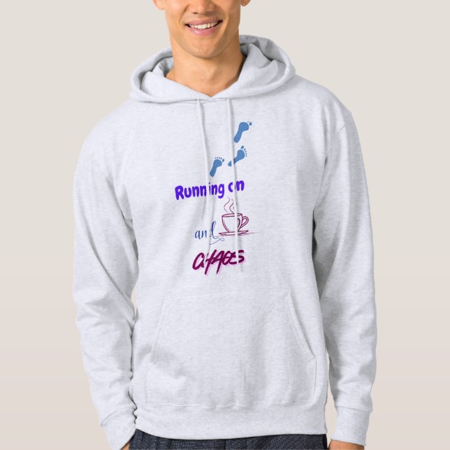 Funny Design on Chai and Chaos Hoodie (Front)