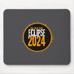 Funny Design Total Solar Eclipse April Astronomy Mouse Pad