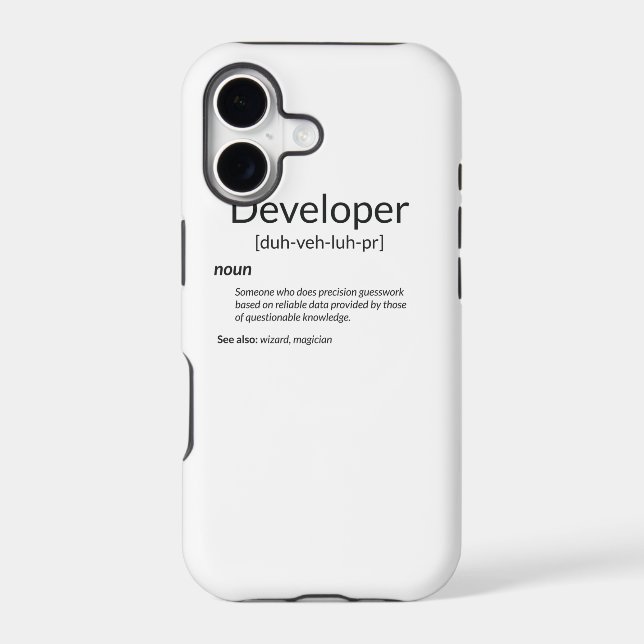 Funny Developers Gift Developer Definition Gift (Back)