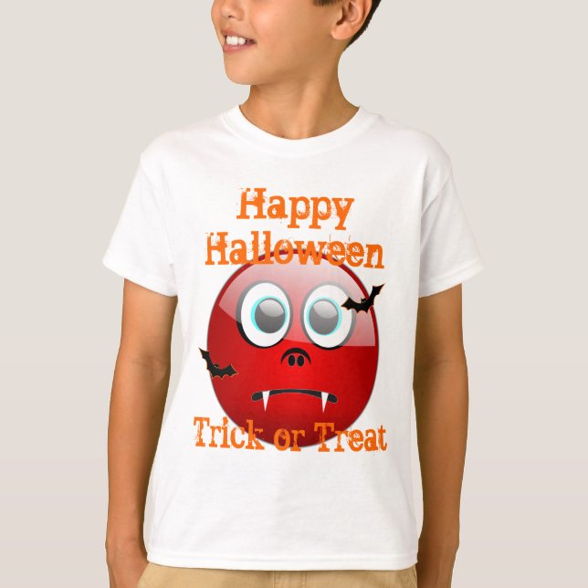 funny devil monster  trick or treat T-Shirt (Front)