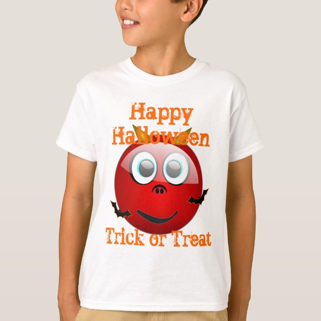 funny devil monster  trick or treat T-Shirt (Front)
